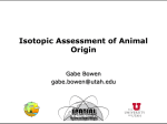 Isotopic Assessment of Animal Origin