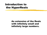 Introduction to HyperReals