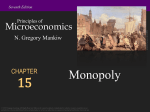 Chapter 15: Monopoly