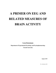 A PRIMER ON EEG AND RELATED MEASURES OF BRAIN ACTIVITY