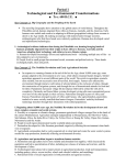 Period 1 Technological and Environmental Transformations