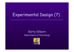 Experimental Design (7)