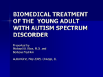 biomedical treatment of the young adult with autism spectrum