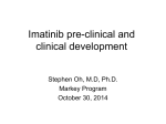 Imatinib pre-clinical and clinical development