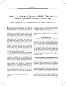 Surgery on Intracranial Aneurysms Under Simultaneous Microscopic