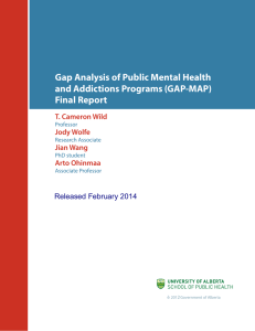 GAP-MAP - Alberta Health