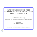 STATISTICAL DESIGN AND YIELD ENHANCEMENT OF LOW
