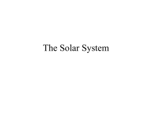 The Solar System - MrCrabtreesScience