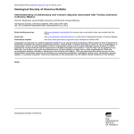 Interrelationship of sedimentary and volcanic deposits associated