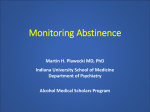 Monitored Abstinence - Alcohol Medical Scholars Program