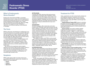 Posttraumatic Stress Disorder (PTSD)