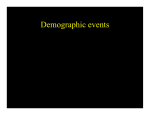 Demographic events