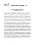 Position Statement: Lesbian, Gay, Bisexual, Transgender, and