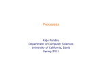 Processes - UC Davis Computer Science