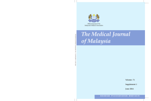 The Medical Journal of Malaysia