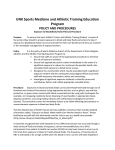 UNK Sports Medicine and Athletic Training Education Program