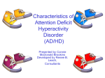 Characteristics of ADHD Powerpoint