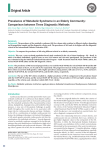 Prevalence of Metabolic Syndrome in an Elderly Community