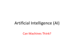 Artificial Intelligence (AI)