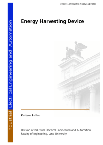 Energy Harvesting Device
