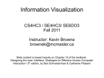 Information Visualization - McMaster Computing and Software