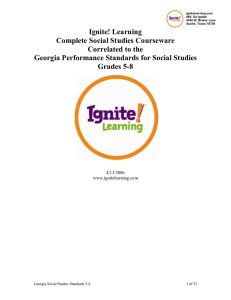 Ignite! Learning Complete Social Studies Courseware Correlated to