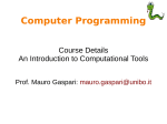 Computer Programming