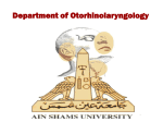 complications of OM - Ain Shams University