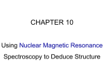 Nuclear Magnetic Resonance spectroscopy