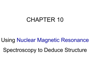 Nuclear Magnetic Resonance spectroscopy