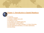 Introduction to Spatial Databases