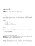 Metric and Banach spaces