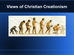 Powerpoint talk on Views of Christian Creationism