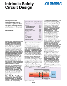 Intrinsic Safety Circuit Design