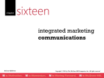 16. Integrated Marketing Communications