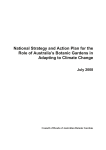 National Strategy and Action Plan for the Role of Australia`s Botanic