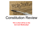 Constitution Review - Black Hawk Middle School