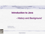 Java Introductrion - Computer Science