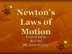 Newton`s Laws of Motion PPT