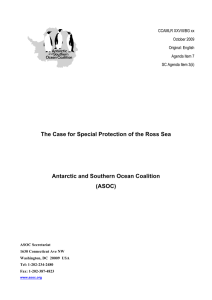 The Case for Special Protection of the Ross Sea