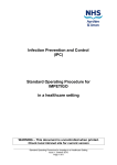 Infection Prevention and Control (IPC) Standard Operating