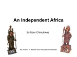 Version 3 Shorter Version – An Independent Africa