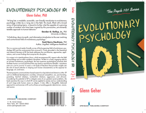 Evolutionary Psychology 101