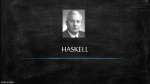 Haskell programs