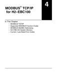 MODBUSr TCP/IP for H2--EBC100