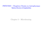 Chap5-uLensing-c - Groupe d`Astronomie et Astrophysique
