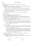 ECS 20 Chapter 7, Probability 1. Introduction 1.1. Probability theory