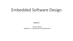 Embedded Software Design