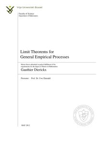 Limit Theorems for General Empirical Processes