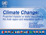 Climate Change: Projected impacts on water resources in the Arab